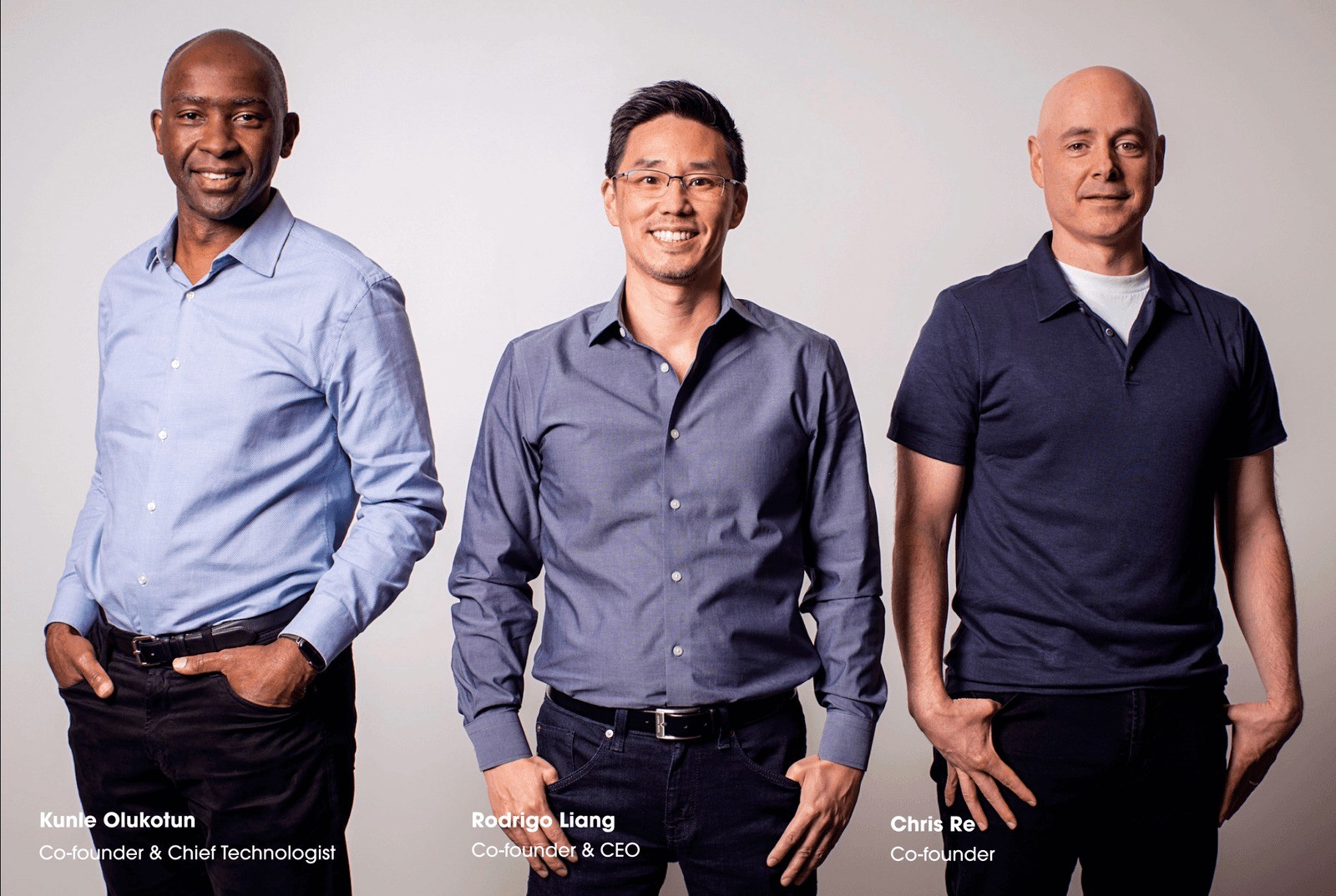 Kunle Olukotun, Rodrigo Liang and Christopher Ré