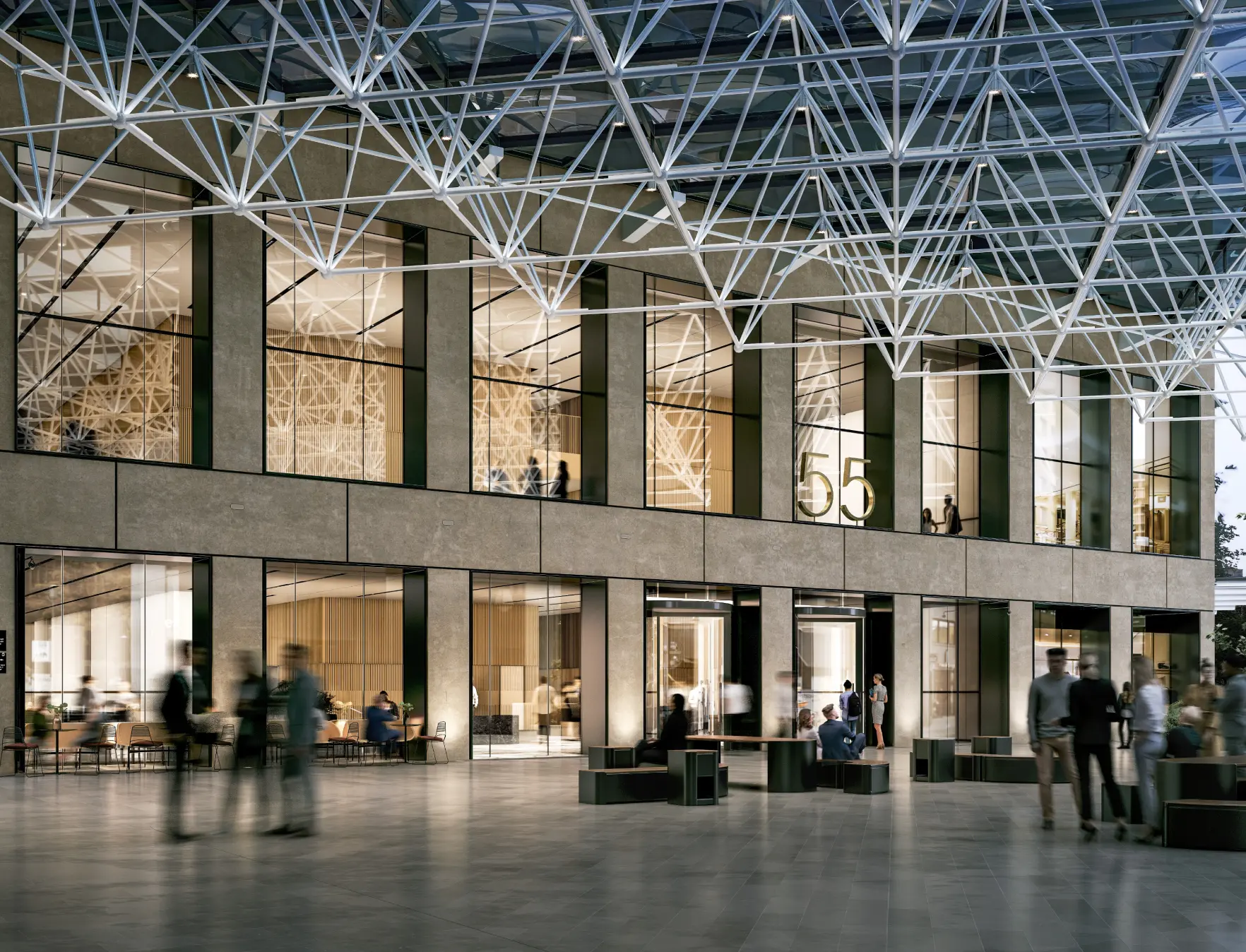 Shot of modern buildings