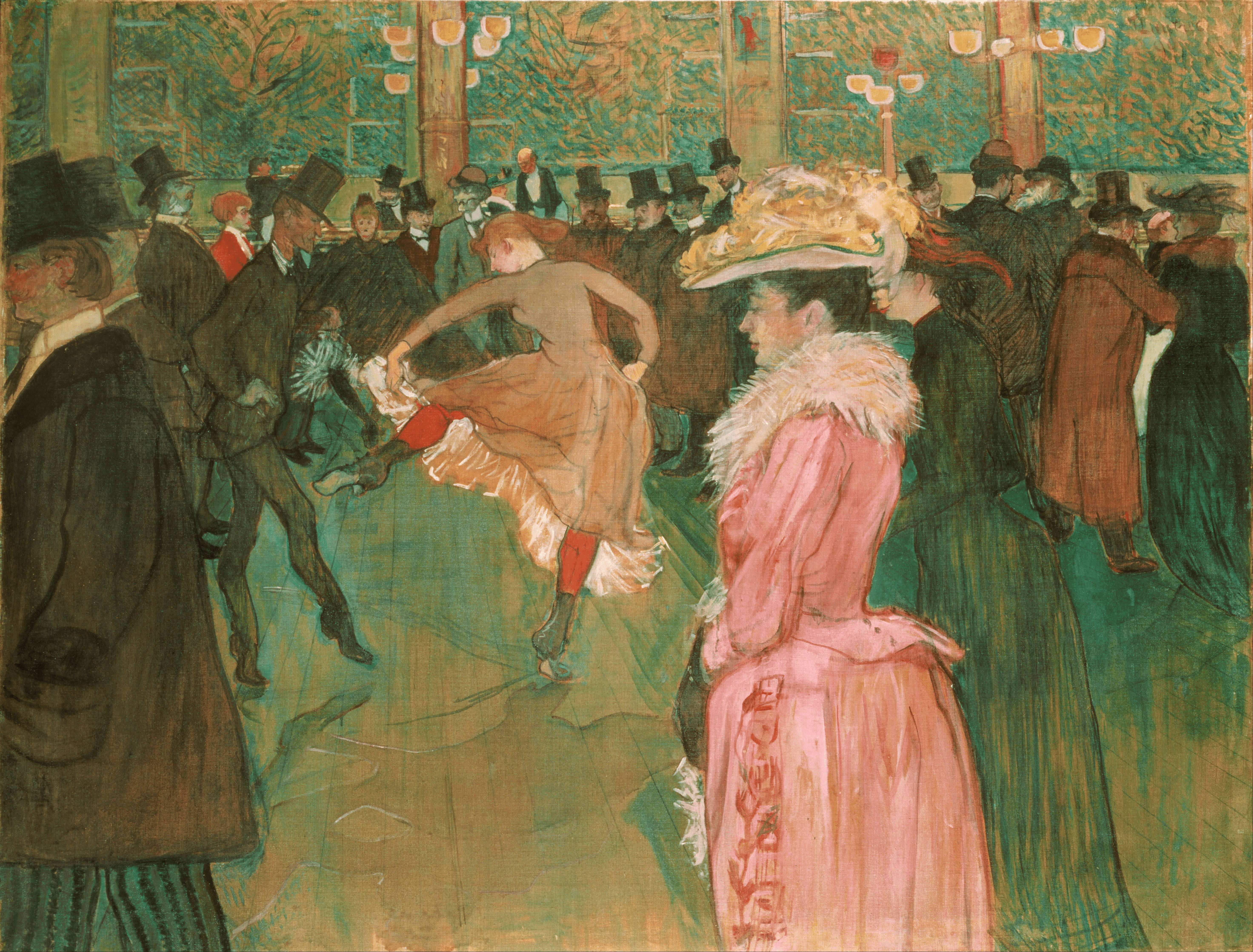 At the Moulin Rouge (1892–93) by Toulouse-Lautrec 