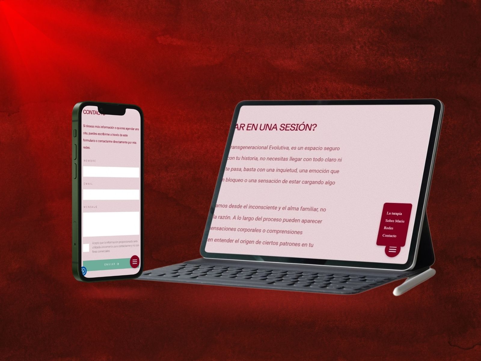 iphone and ipad mostrando la ux