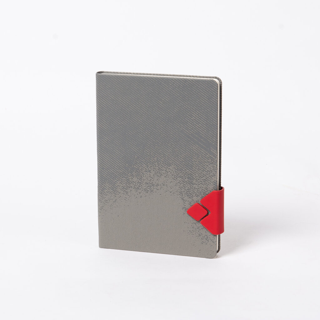 A5 hardcover journal with magnetic flap custom branded