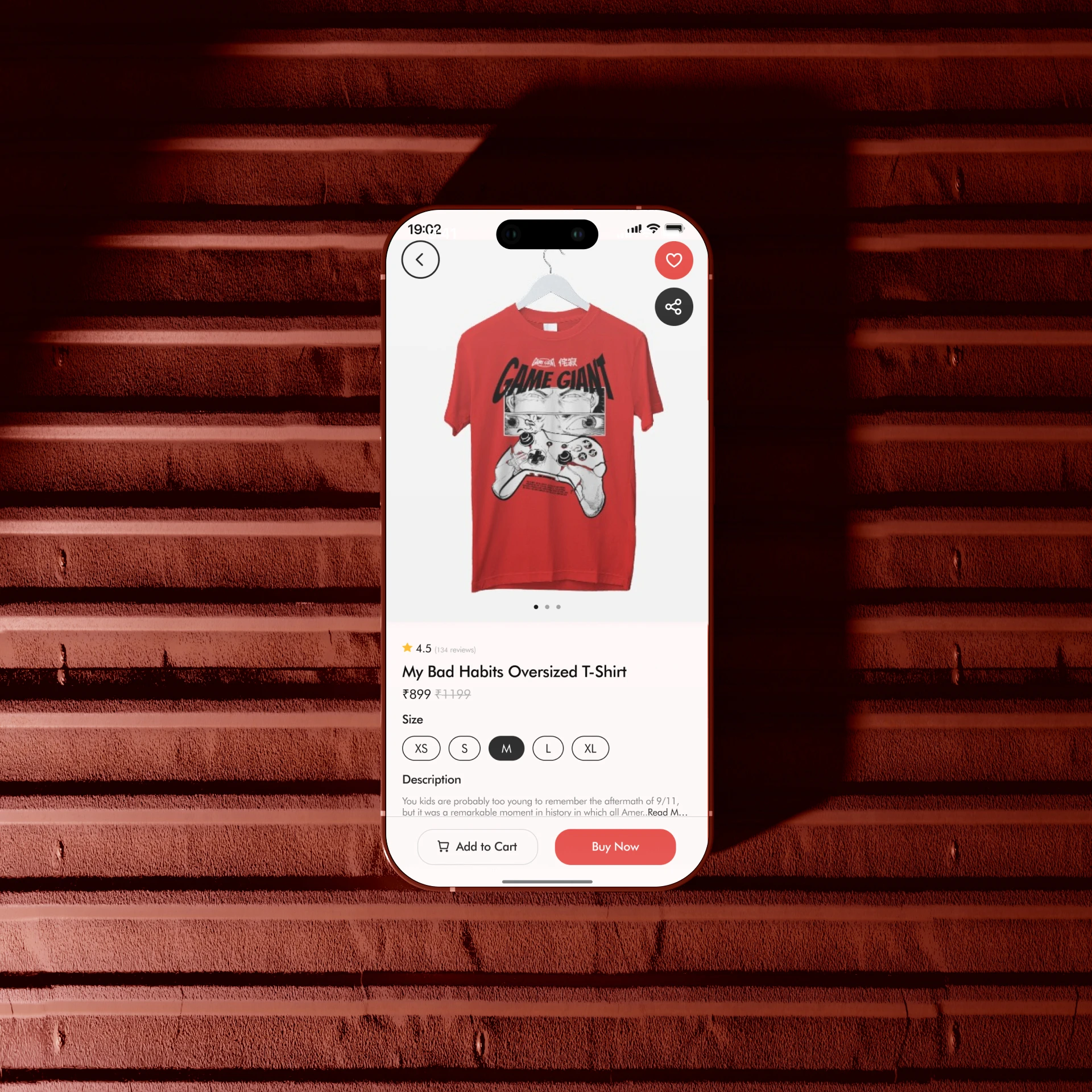 makrmode modern ecommerce app product page