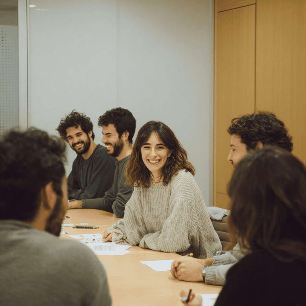 Man sitting at computer