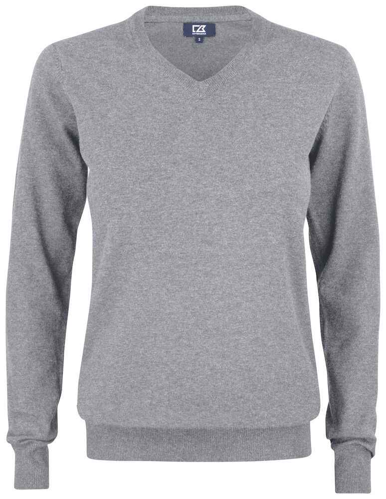 Halfzip trui dames voor het werk — Cutter &amp; Buck Oakville V-Neck Ladies