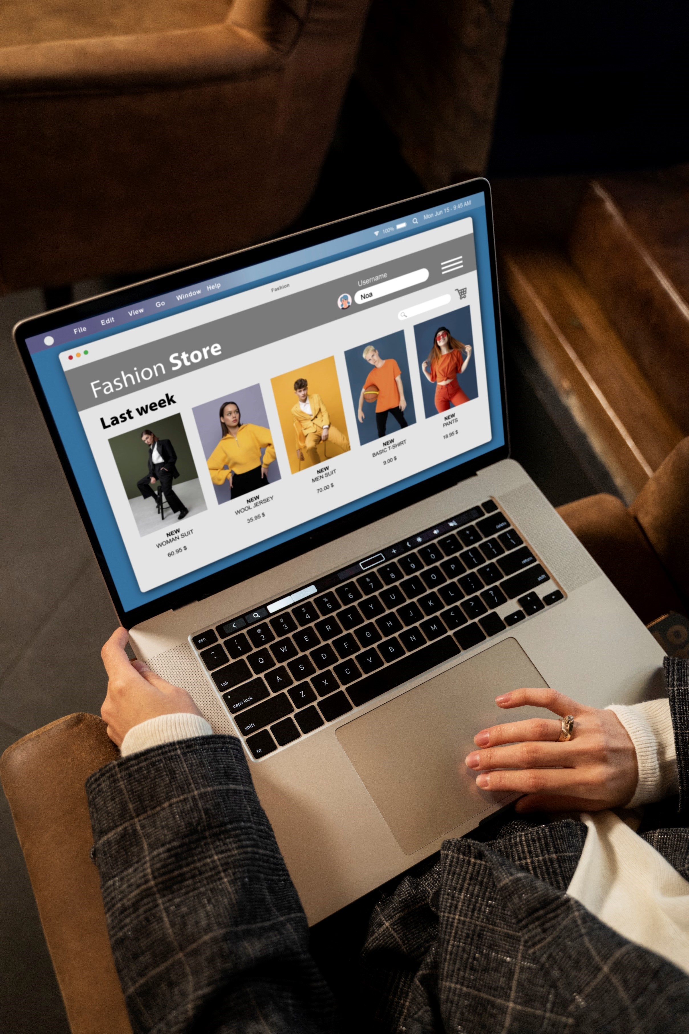 E-commerce website design on Shopify