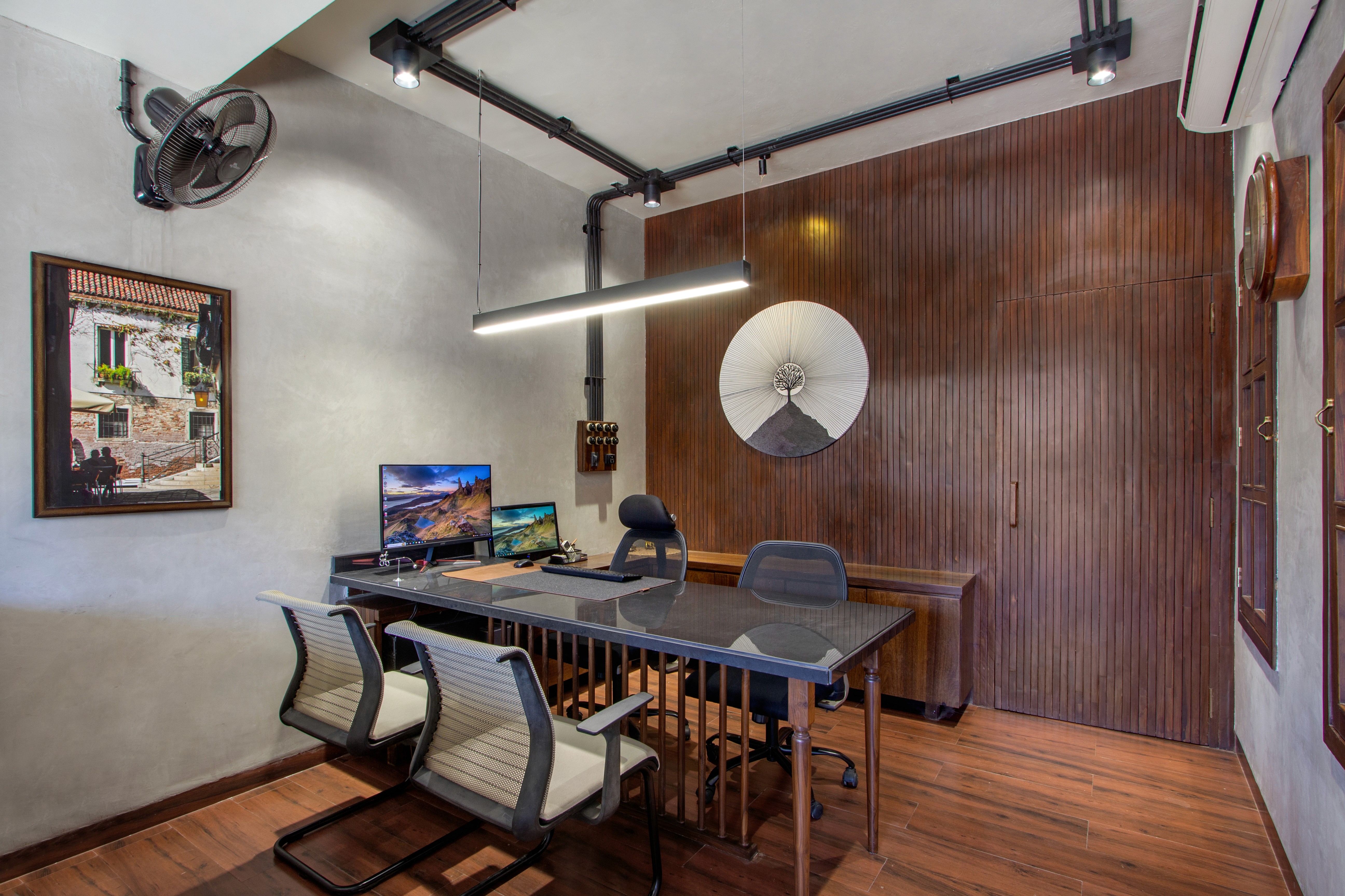 Image of Futuristic dining area