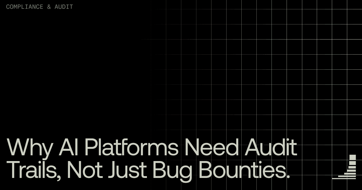 Waxell blog cover: AI platform audit trail compliance