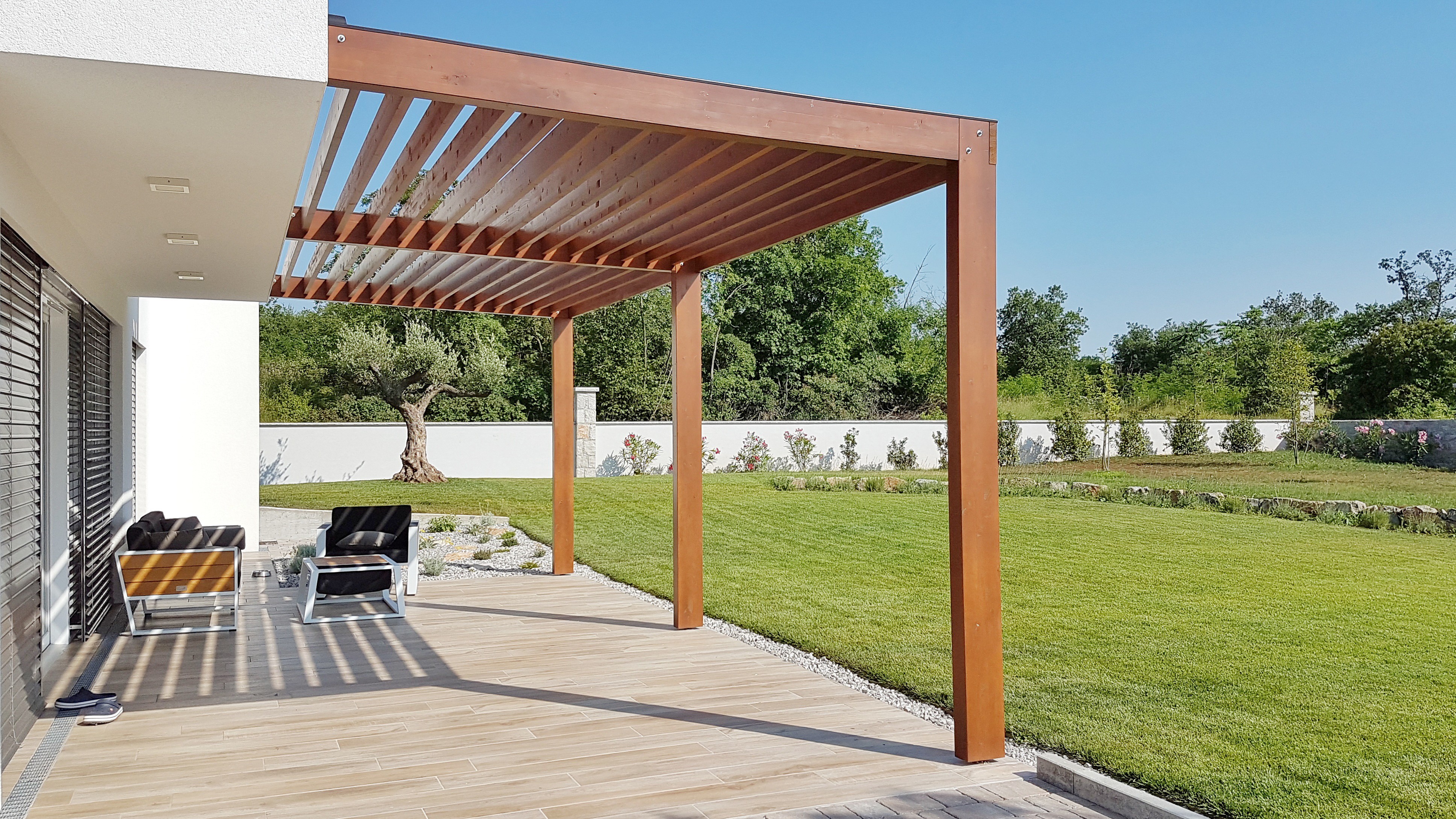 terrasse et pergola à besançon