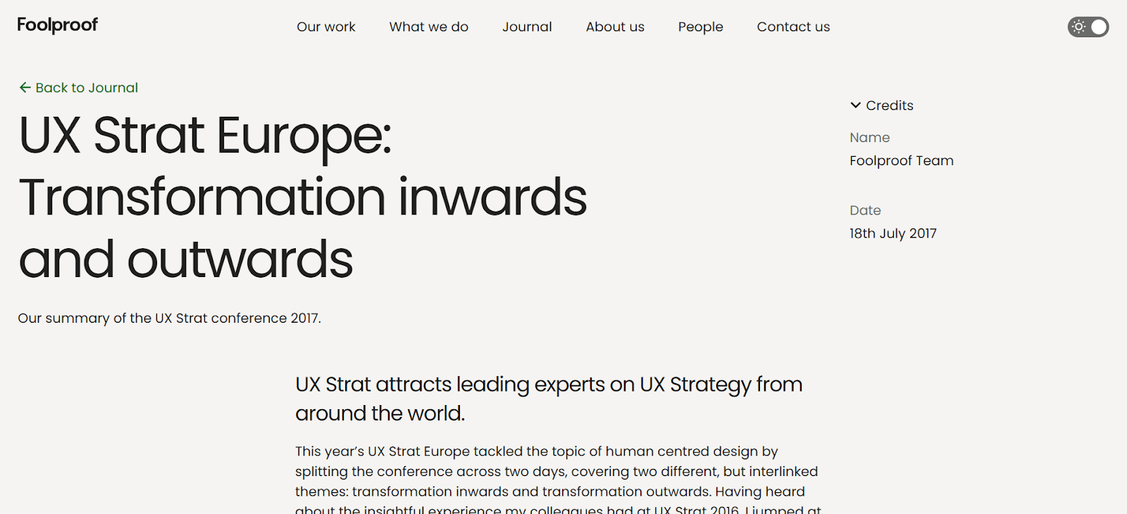 Foolproof One of the Best Usability Testing Agencies in Europe