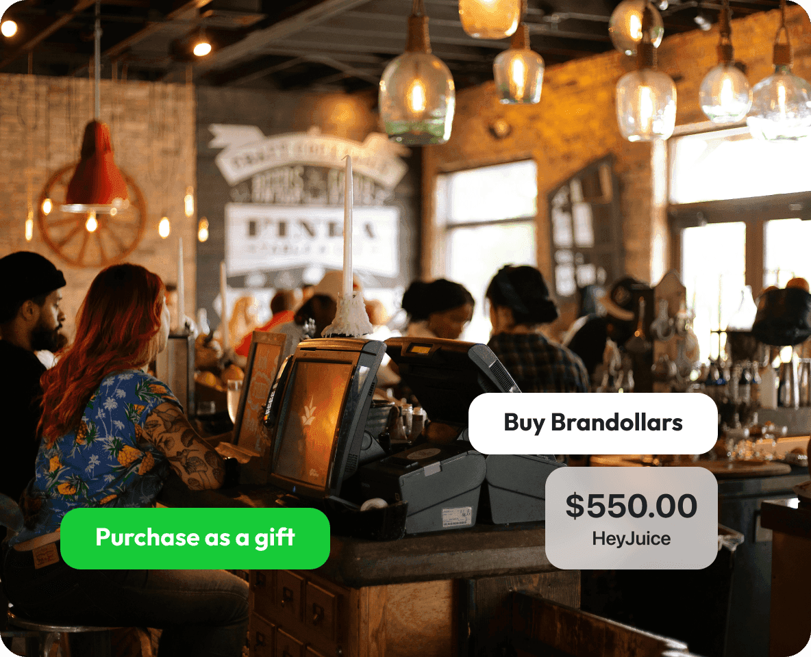 customer loyalty with gifting system