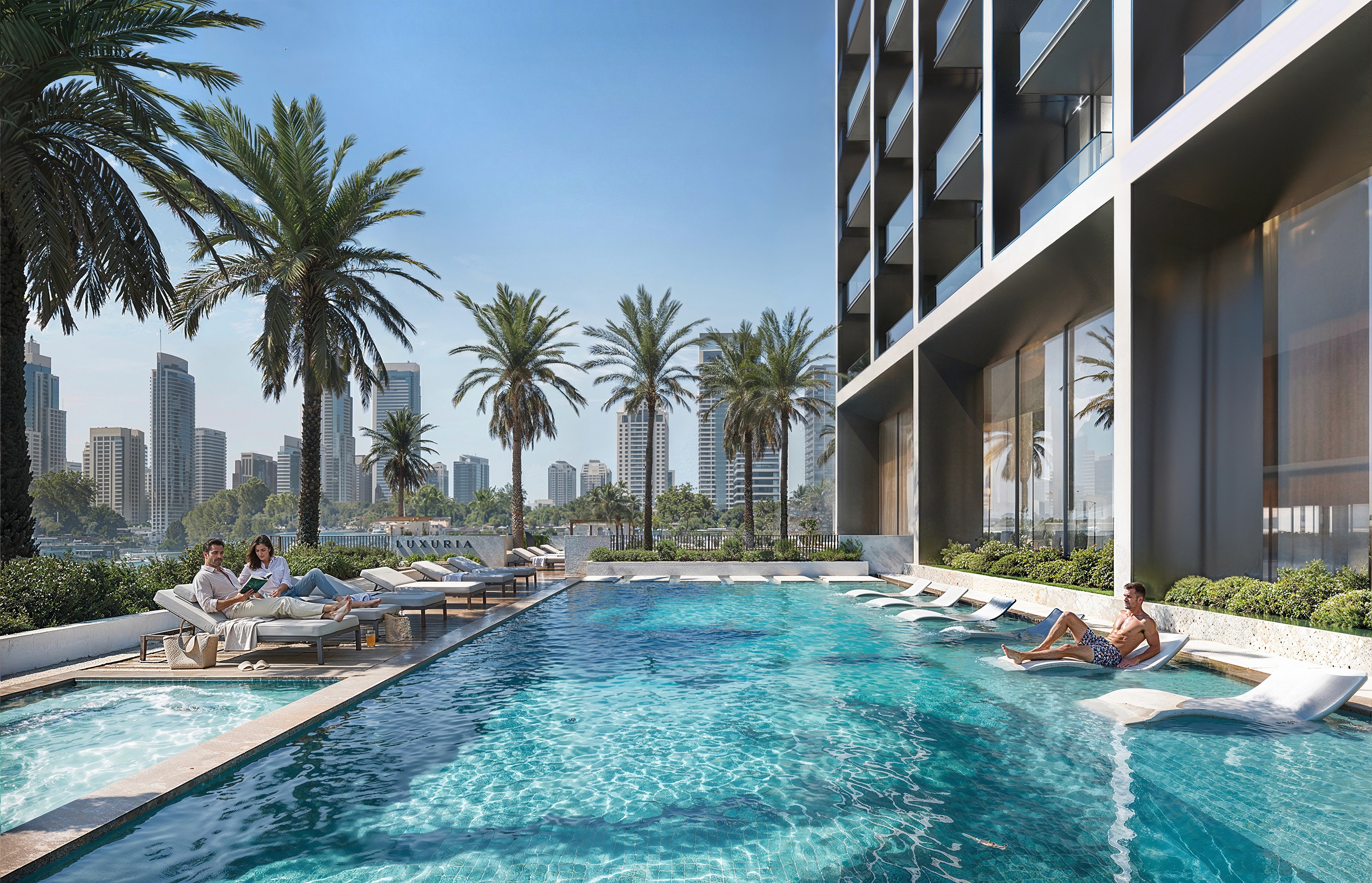 Binghatti Luxuria Swimming Pool