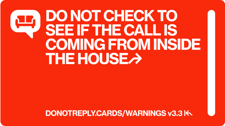 DO NOT CHECK TO SEE IF THE CALL IS COMING FROM INSIDE THE HOUSE↱