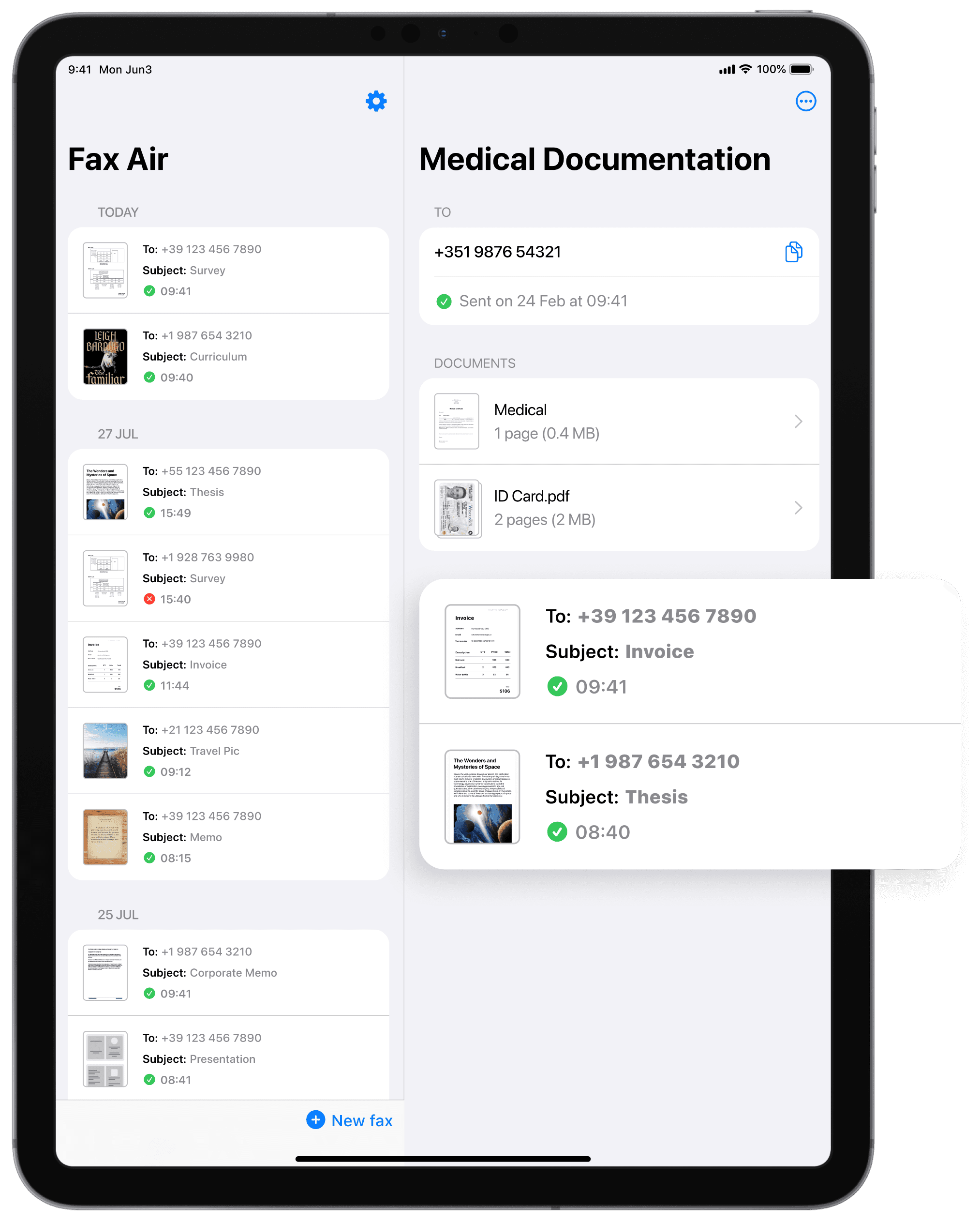Scan and send Fax in minutes.