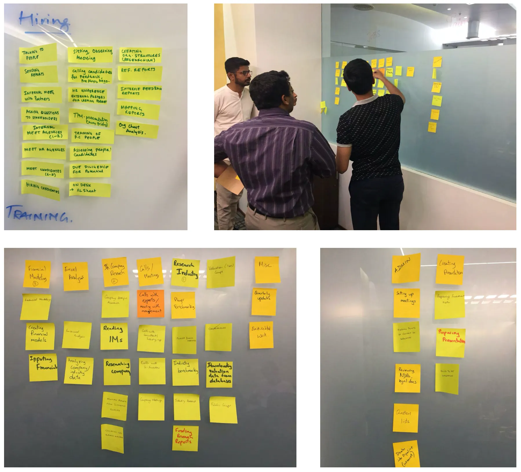 running workshops with analysts at TN