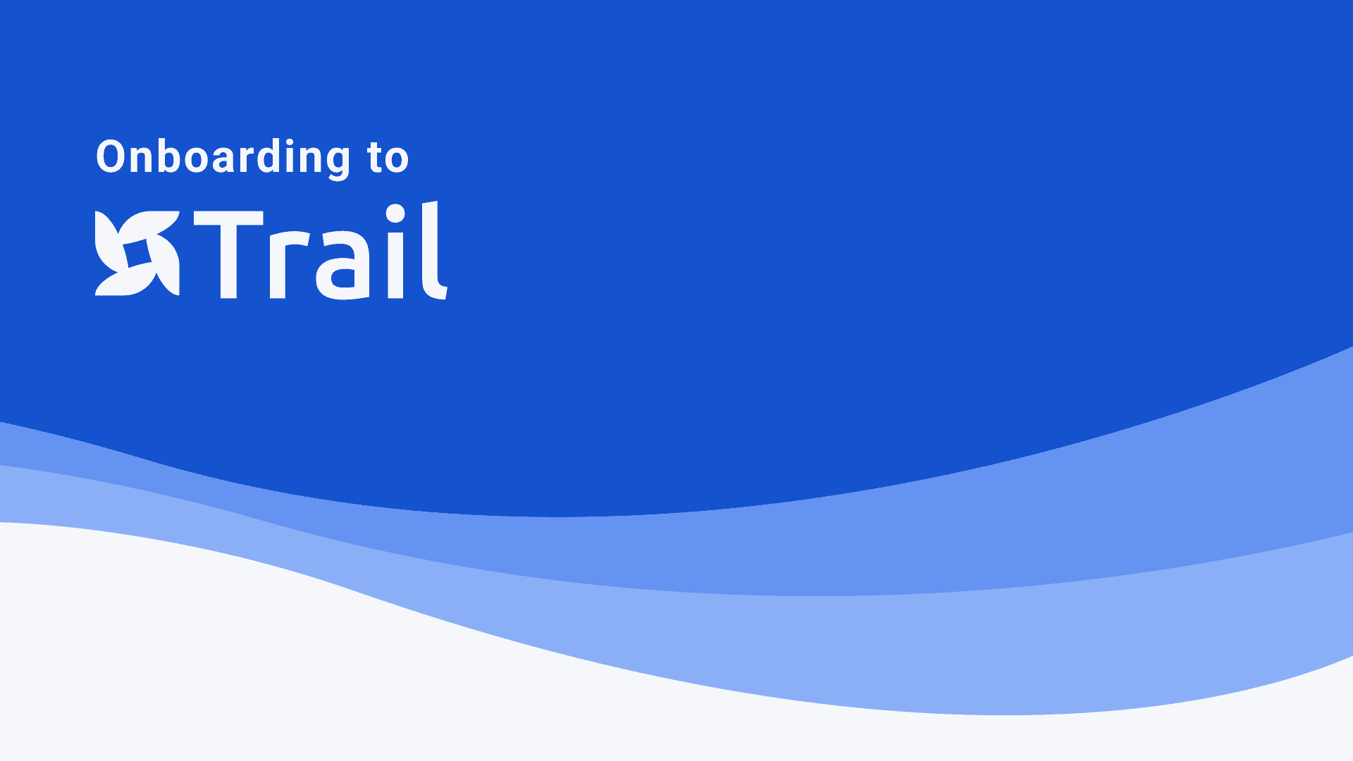 This is a graphical image with blue background and Trail logo. 