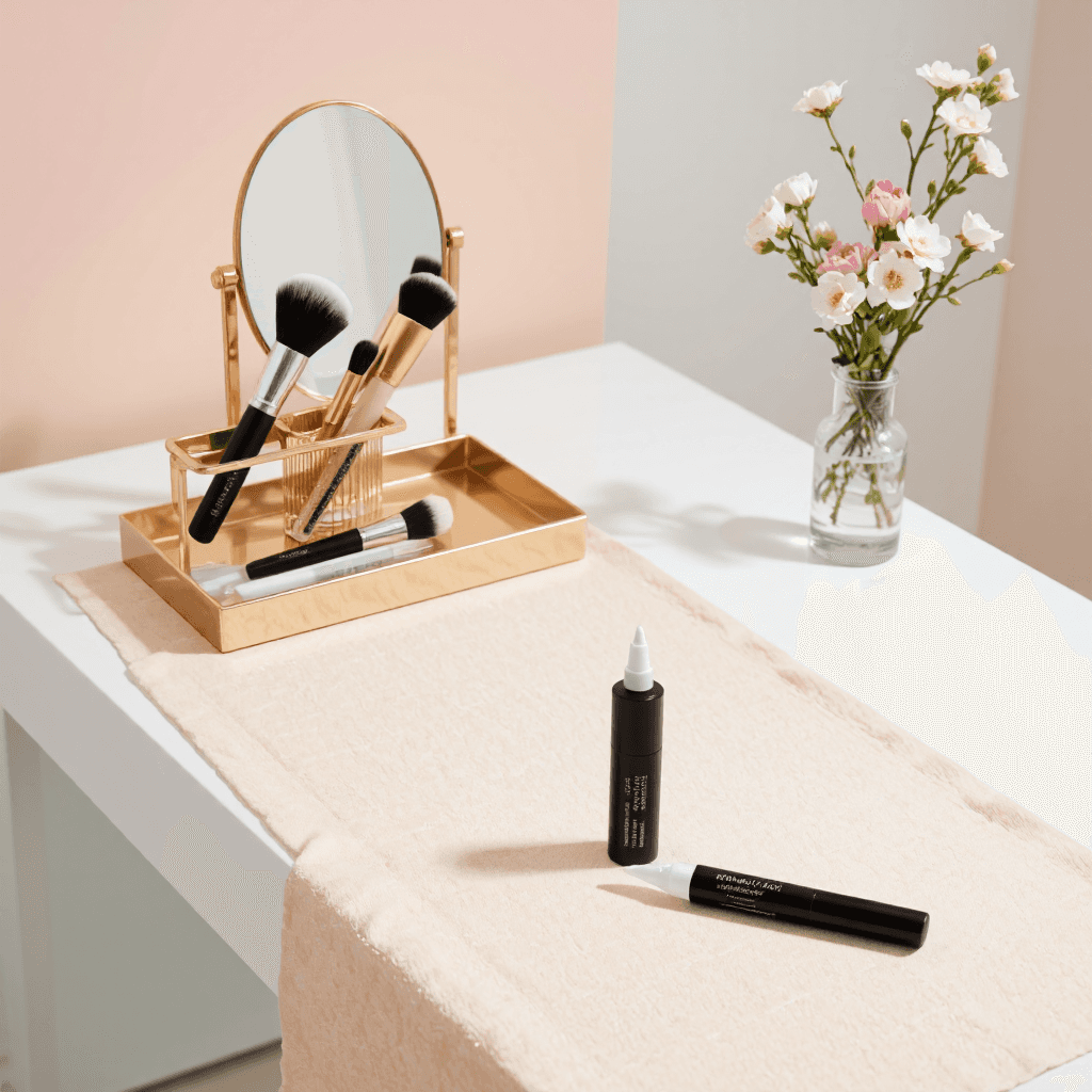 product photography of eyelash extension glue