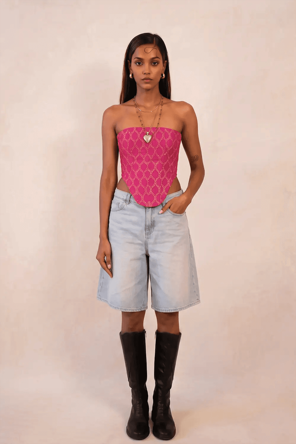 Deep V backless dori dress handcrafted from a vintage silk sari, featuring an adjustable tie-back and free-flowing silhouette