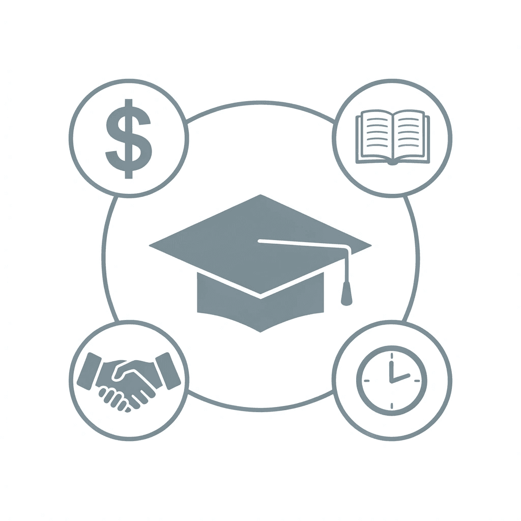 Five types of scholarship funding sources connected to Virginia students