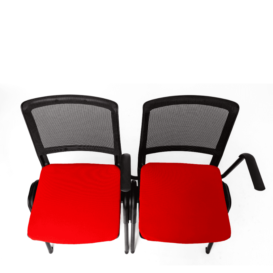 Silla Visitante Tapizada con Brazos — vista 3