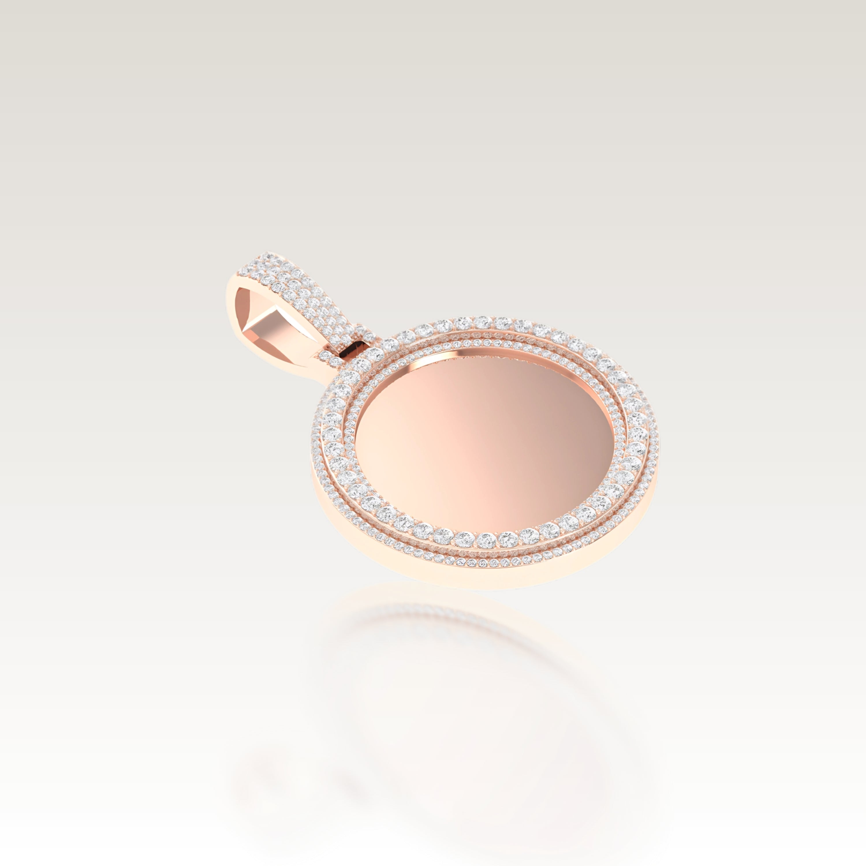 SAINT' Tennis Pave Pendant image 2