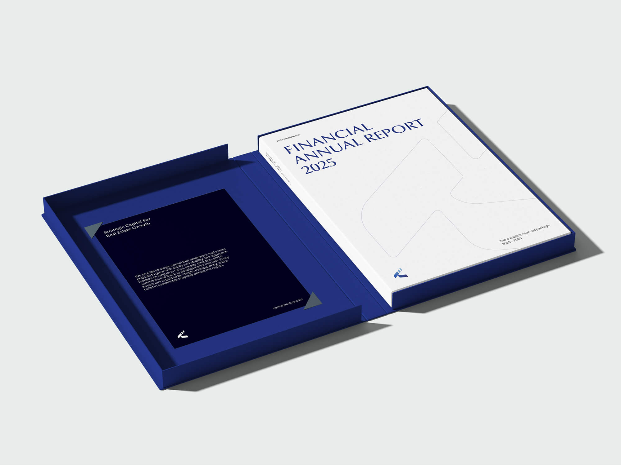 Modern Business Corporate Folder Design - Carivon Venture
