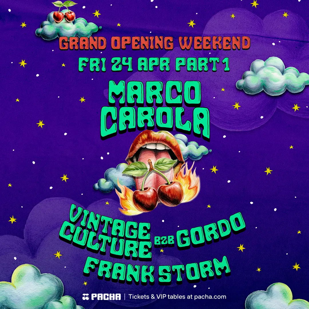 Pacha Ibiza 2026 Grand Opening party Friday 24 April poster