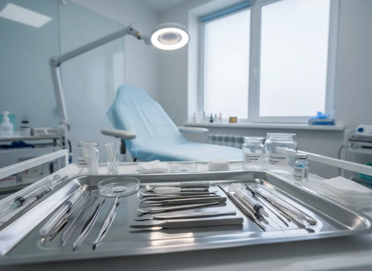 Dermatology room and clinic and services at Enjab Medical Center sharjah uae clinic