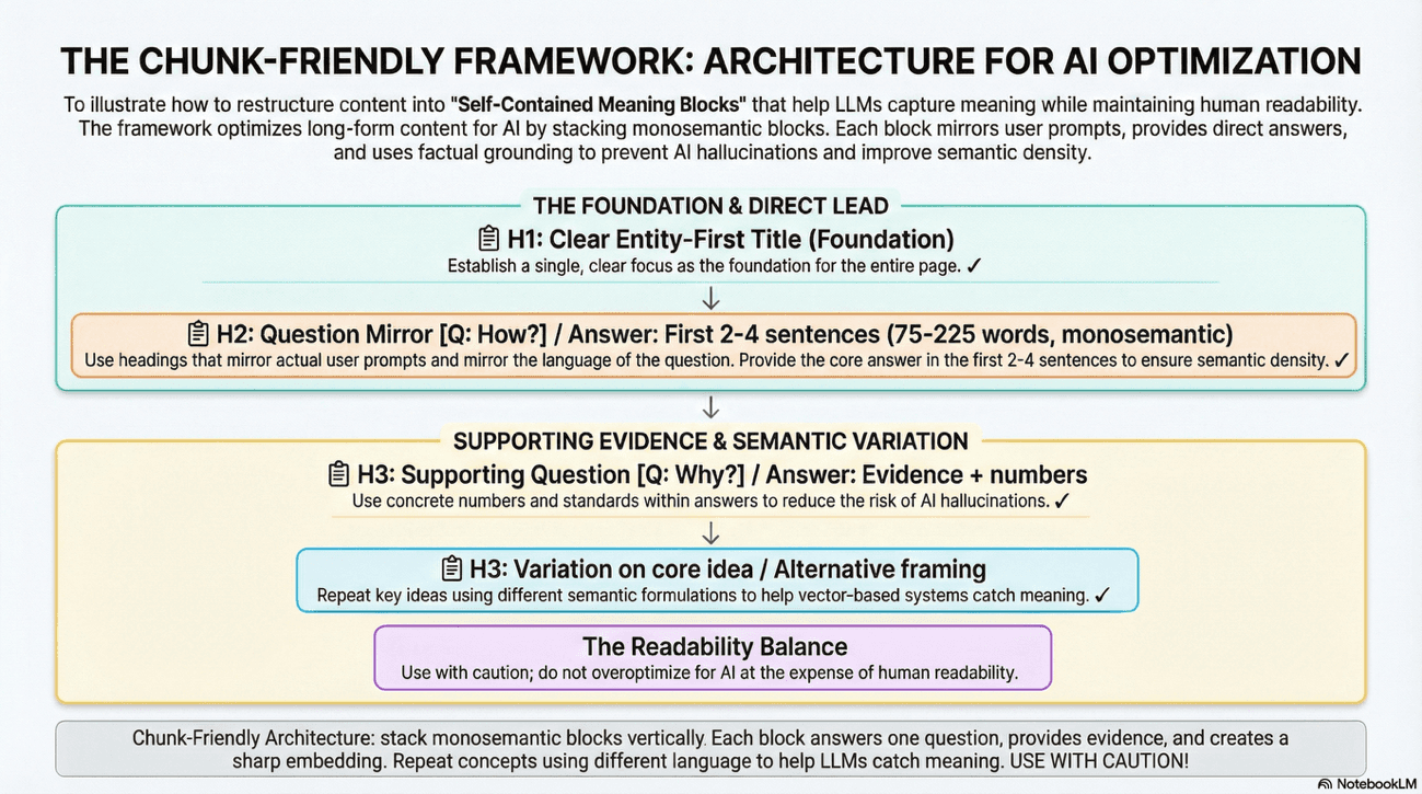 The Chunk Friendly Framework: Architecture for AI Optimization