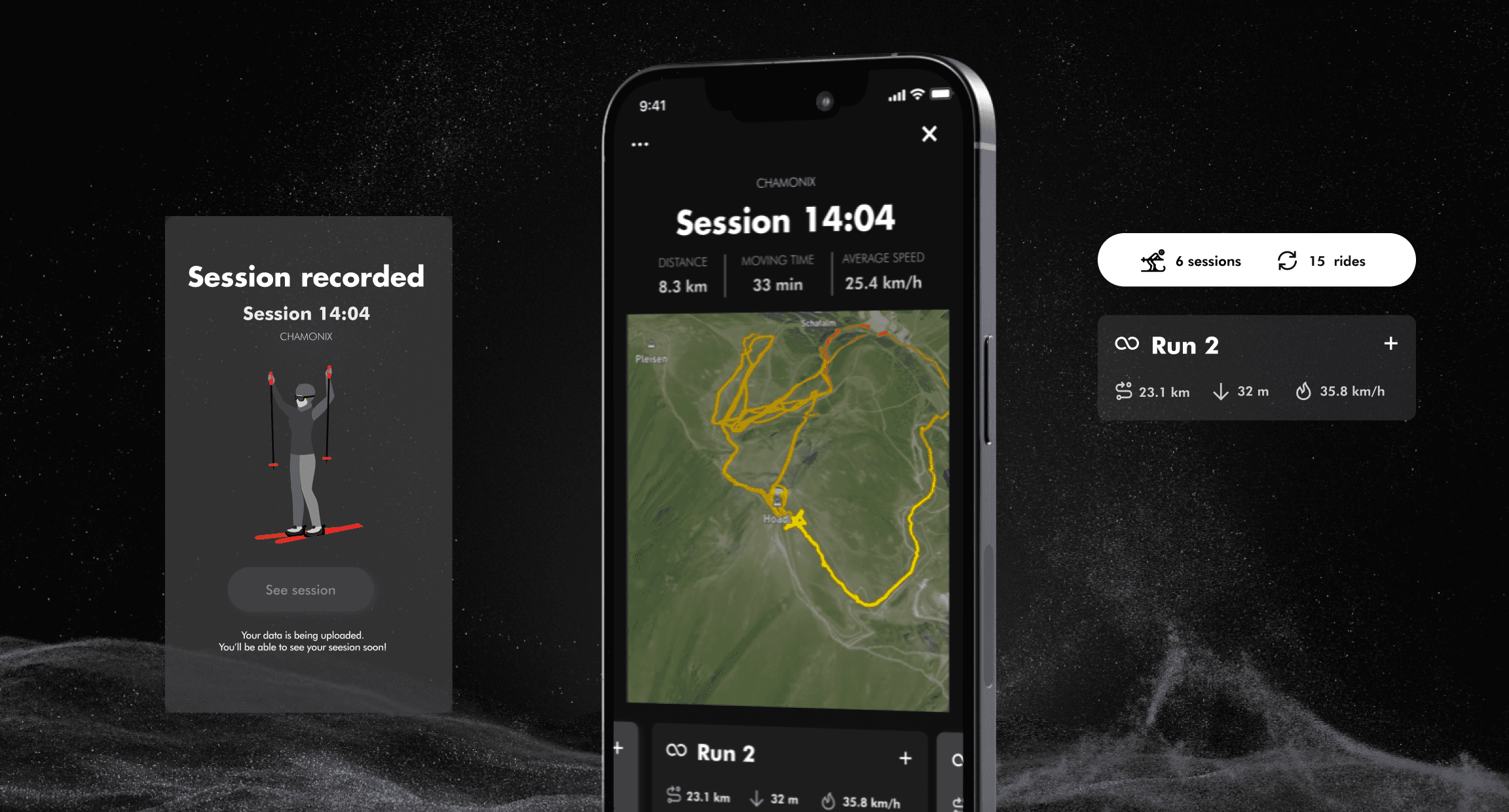 Truemetrics session recording UI
