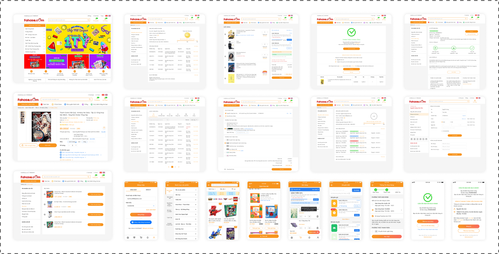 Fahasa UI/UI Case Study - Nguyen Tan Toan Product Designer