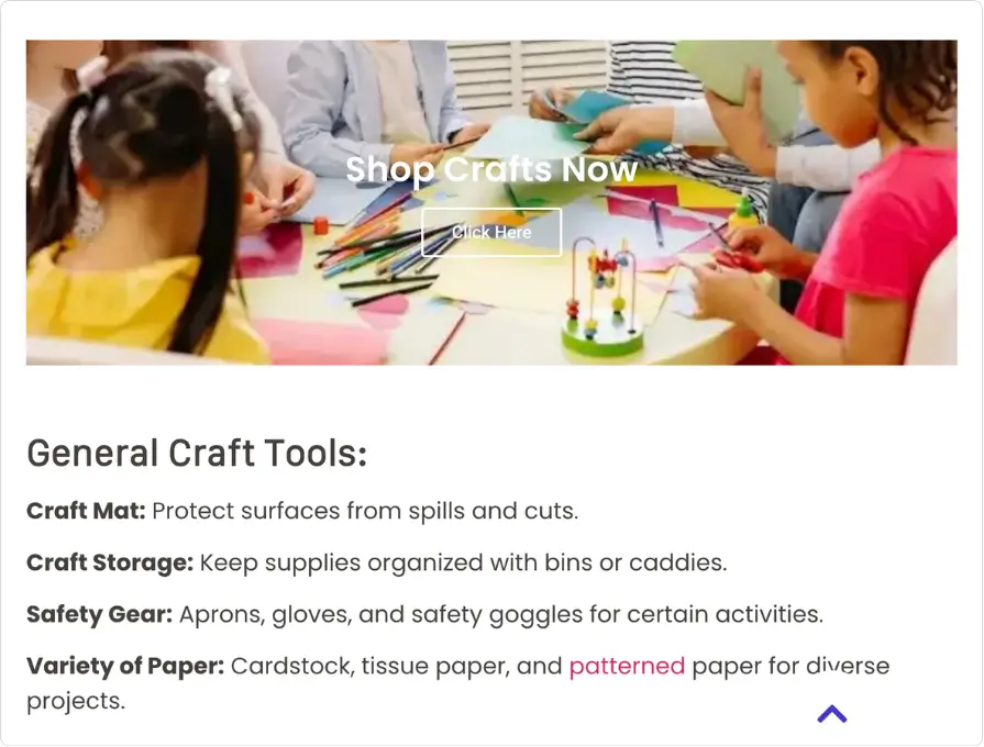 Children doing arts and crafts at a table.