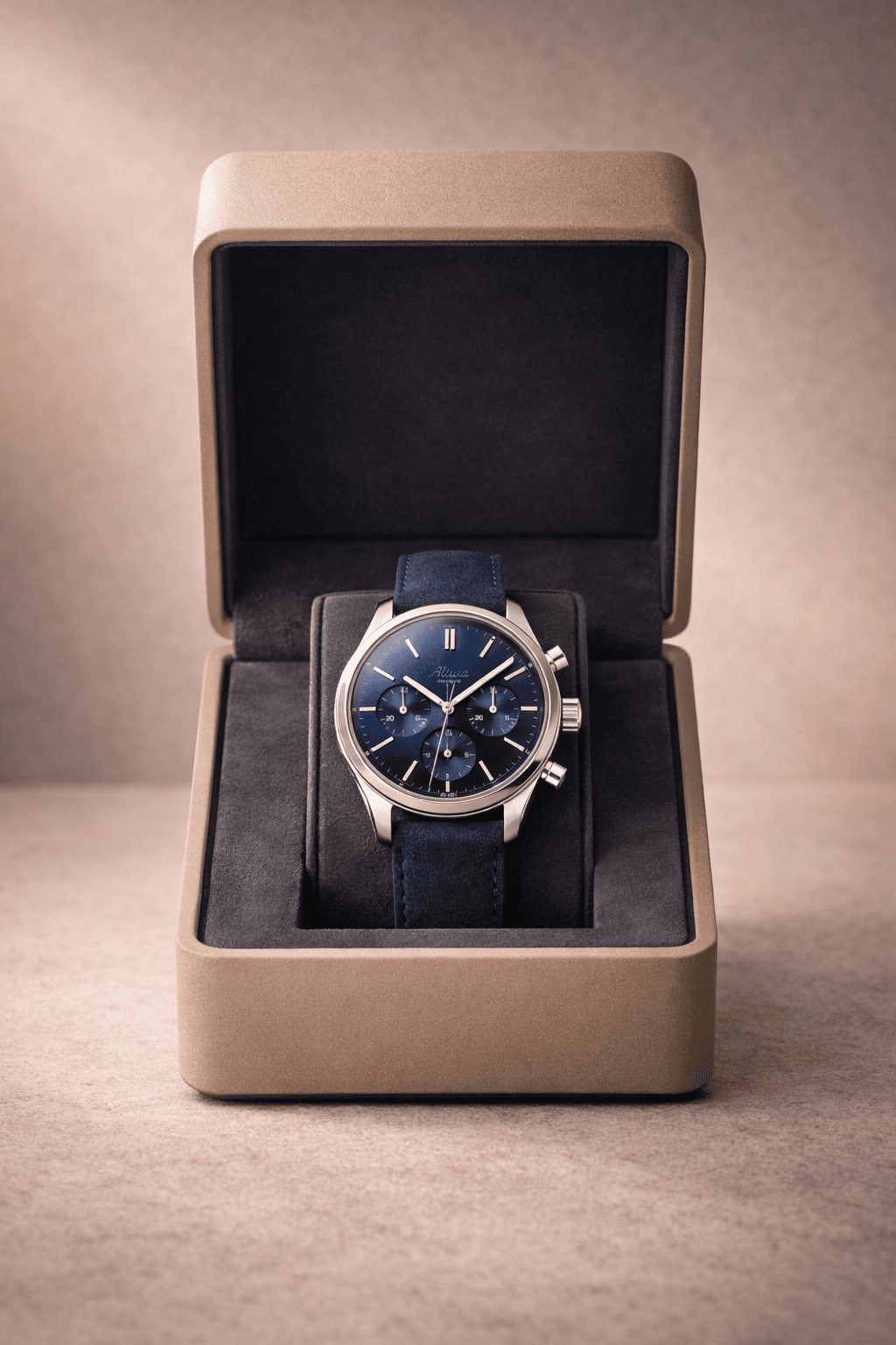 blue ALTURA in case with warm background