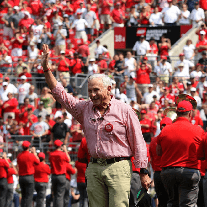 Leslie Wexner at OSU Football game