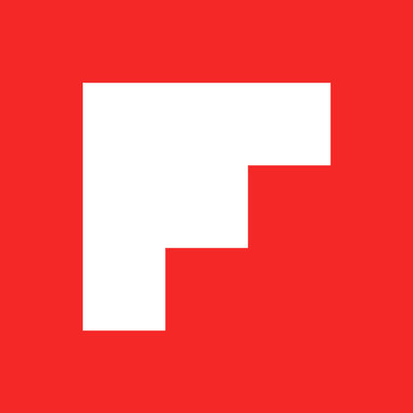 This is the logo of Flipboard app.