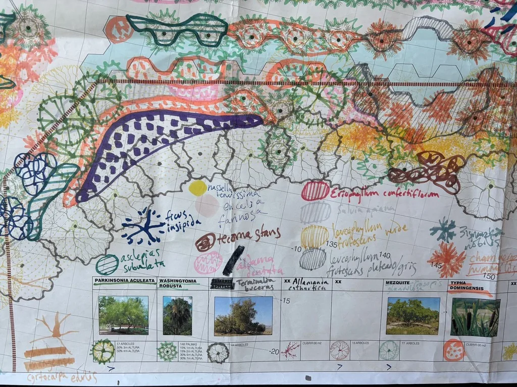 planos y vegetación por capas