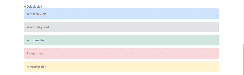 an example of contextual color elements being shown in the browser that results from the code above