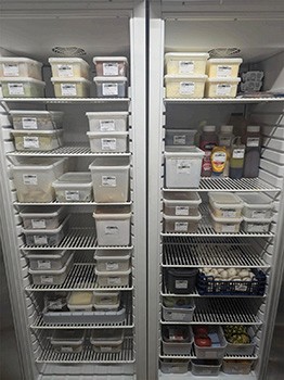 Labl.it labels in a commercial kitchen