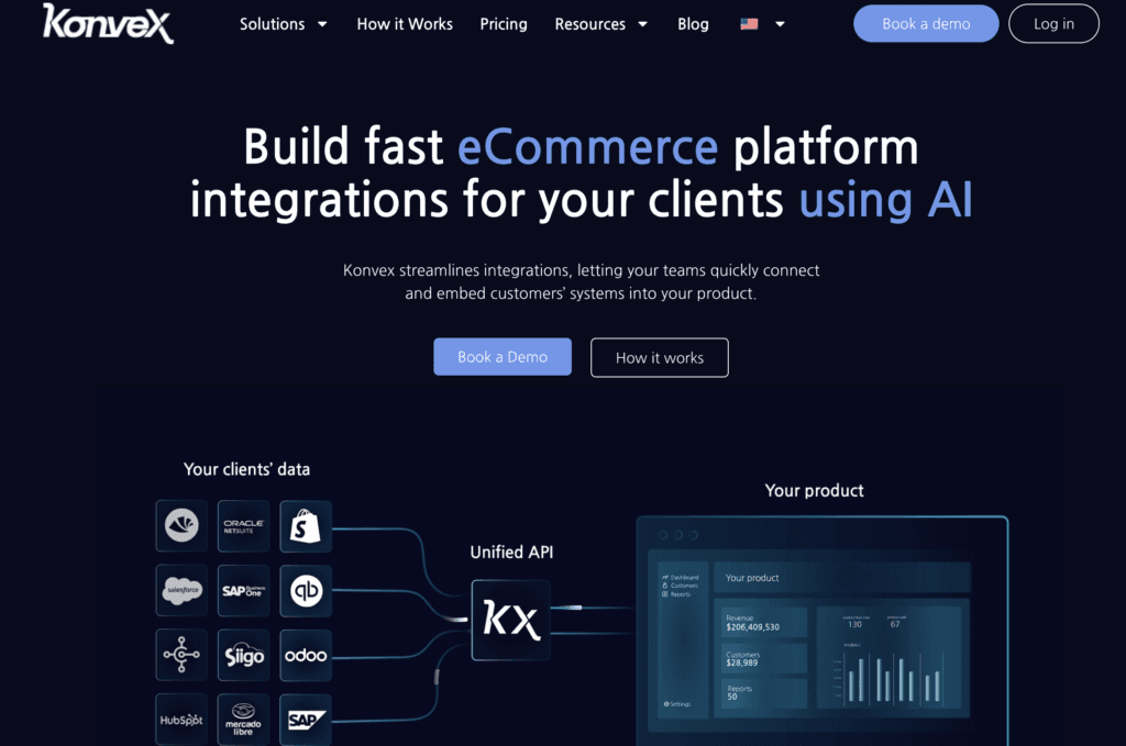 API unificada de Konvex