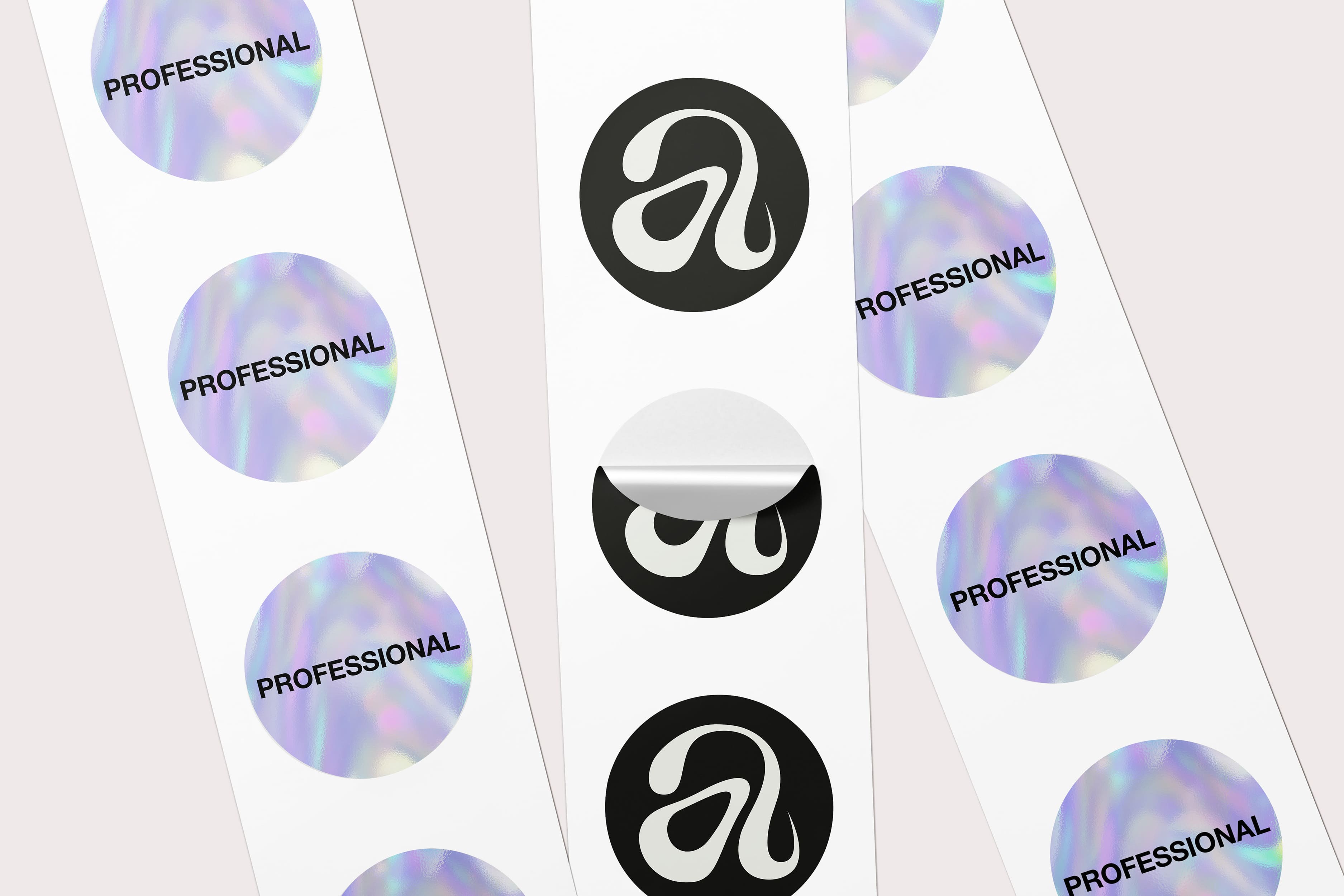 artshop stickers mockup