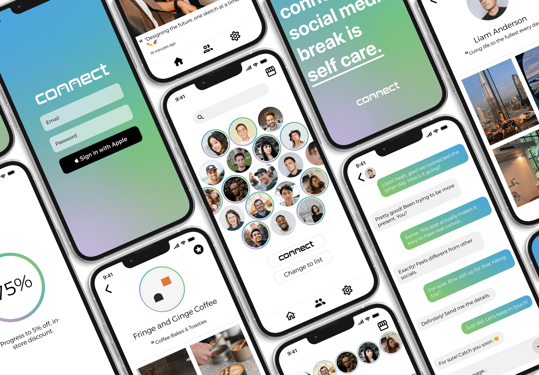 Laptop showing Bloomy UI
