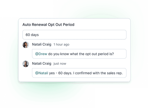 In-line chat in a BRM request.