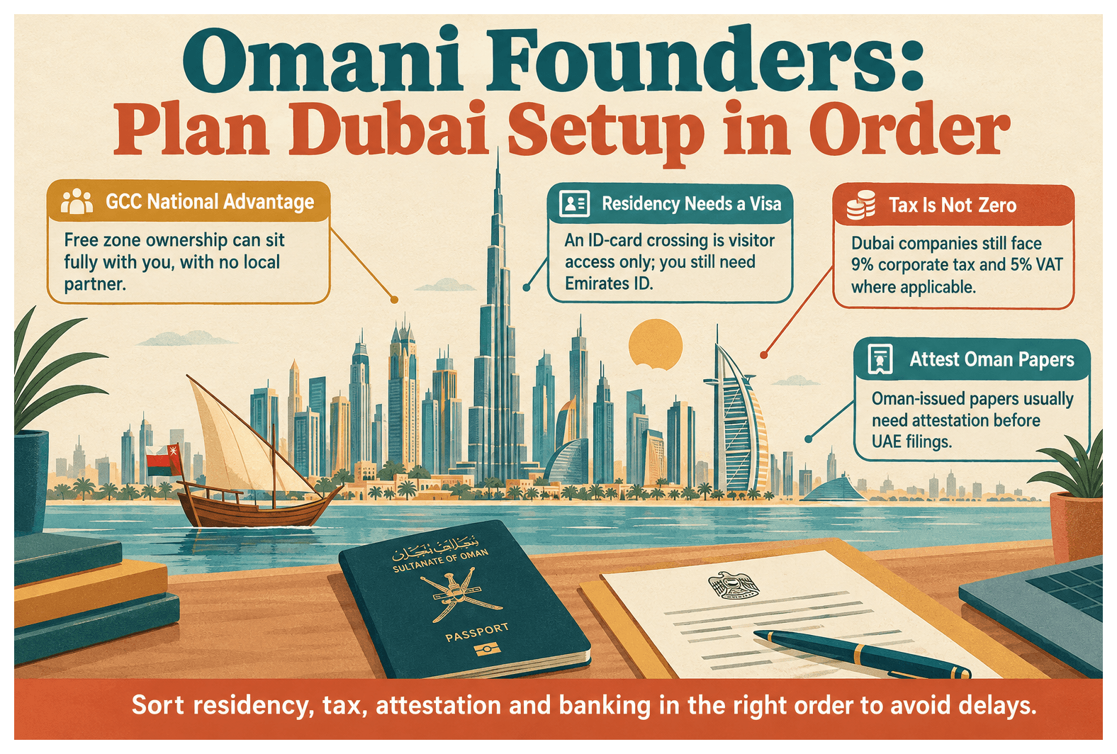 Infographic: What Omani Founders Need to Know Before Setting Up in Dubai
