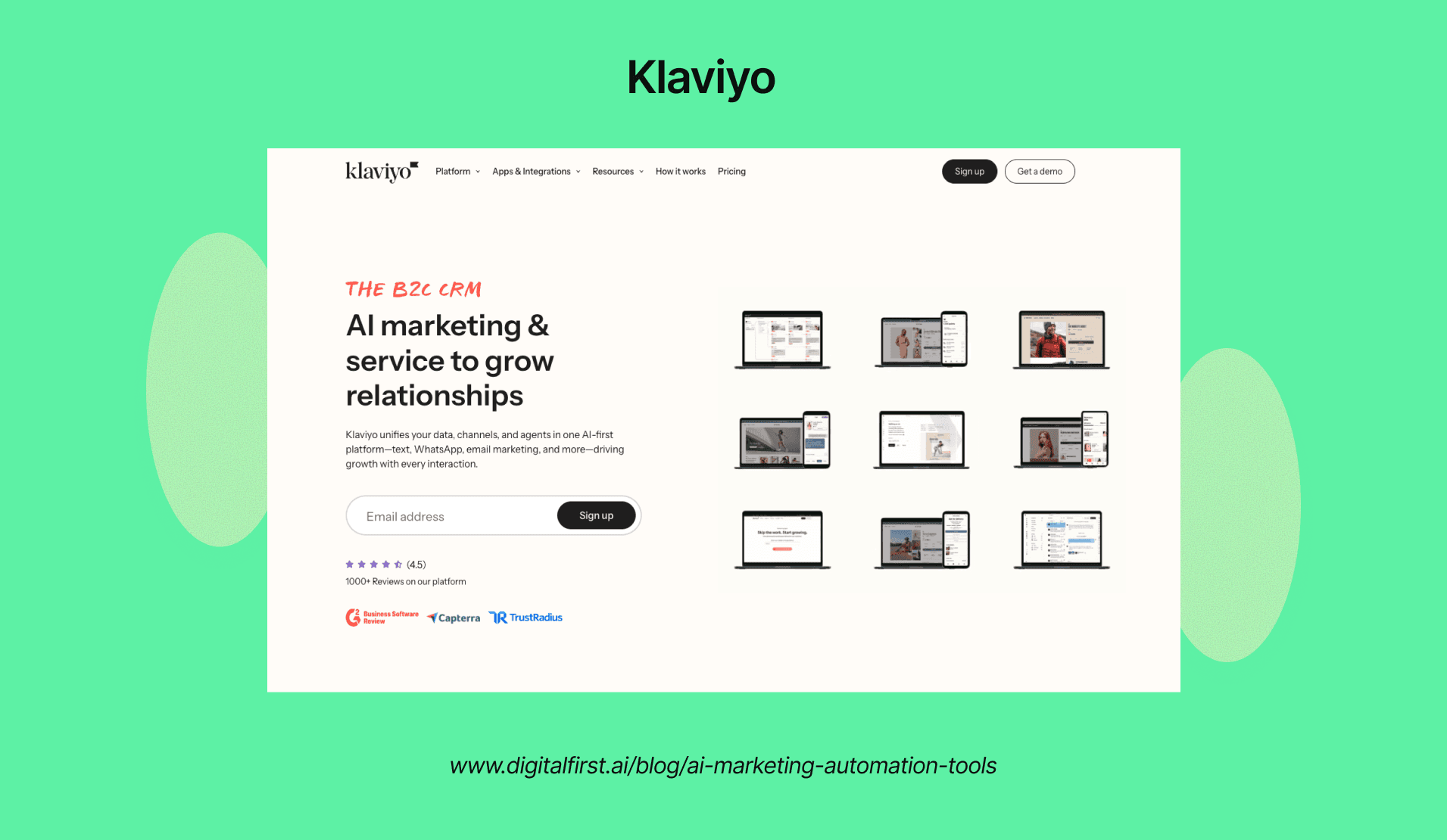 Klaviyo (E-commerce Focus): Mid-Market Platforms For Growing Businesses