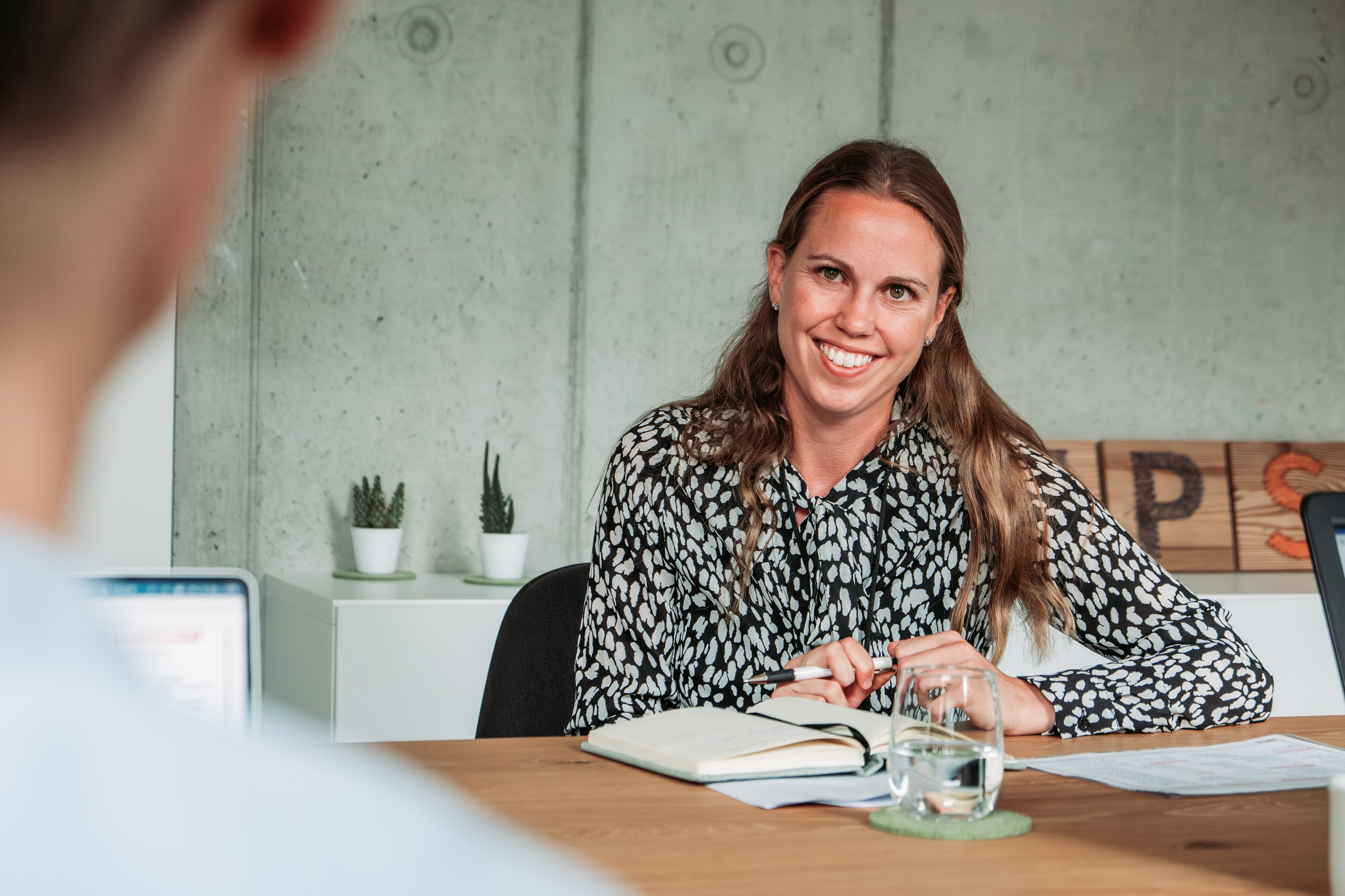 Helen Rüdenauer im Meeting 