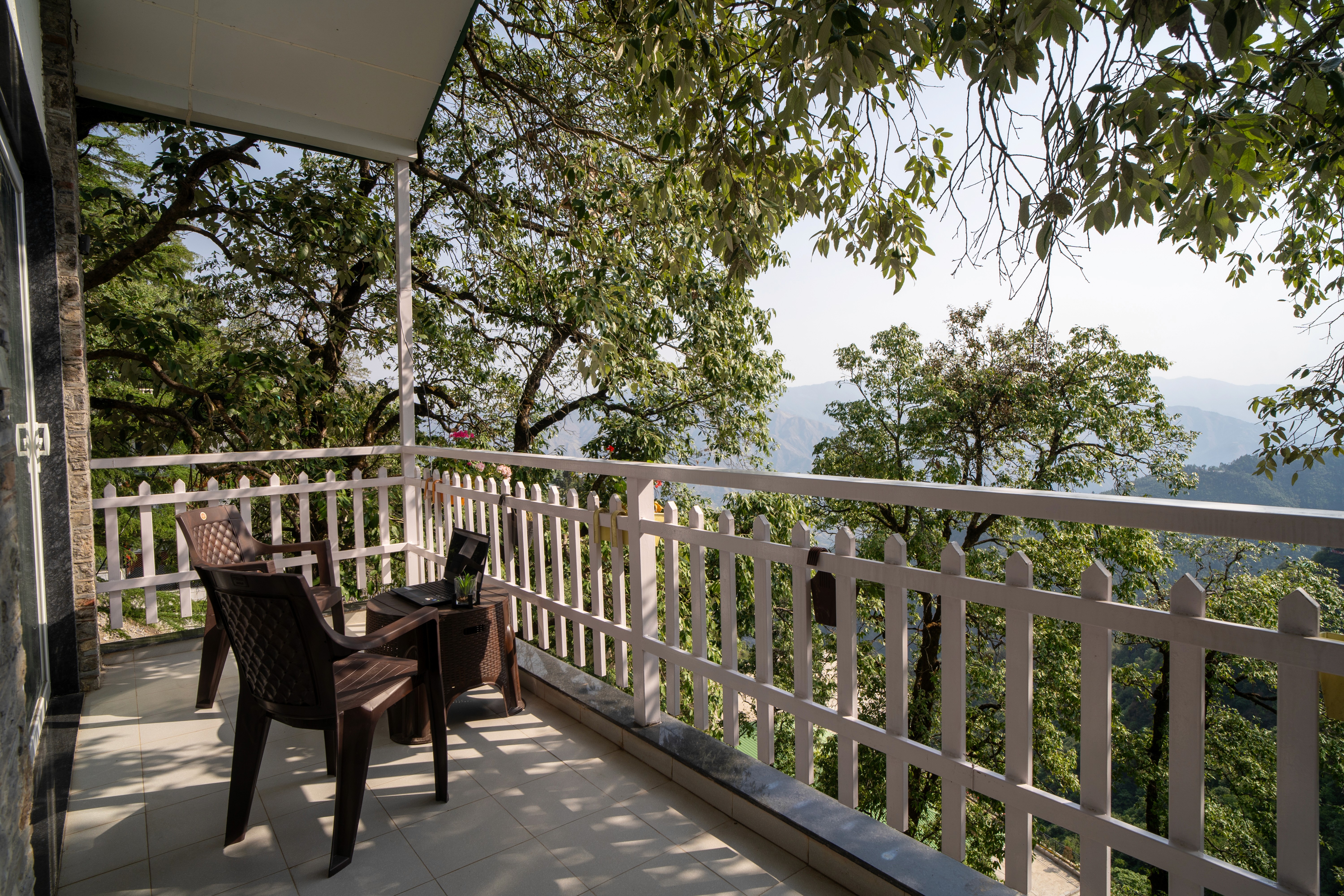 Monal balcony with mountain view