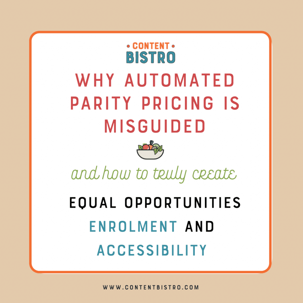Parity Pricing