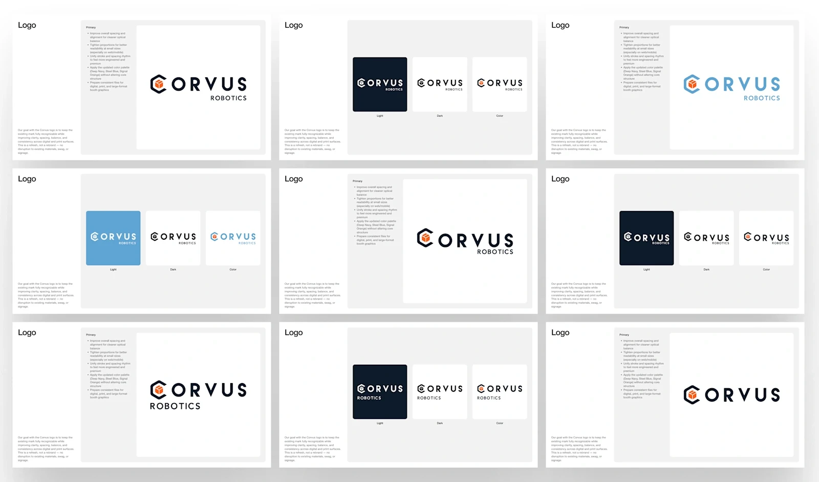 Corvus Robotics — Logo redesign