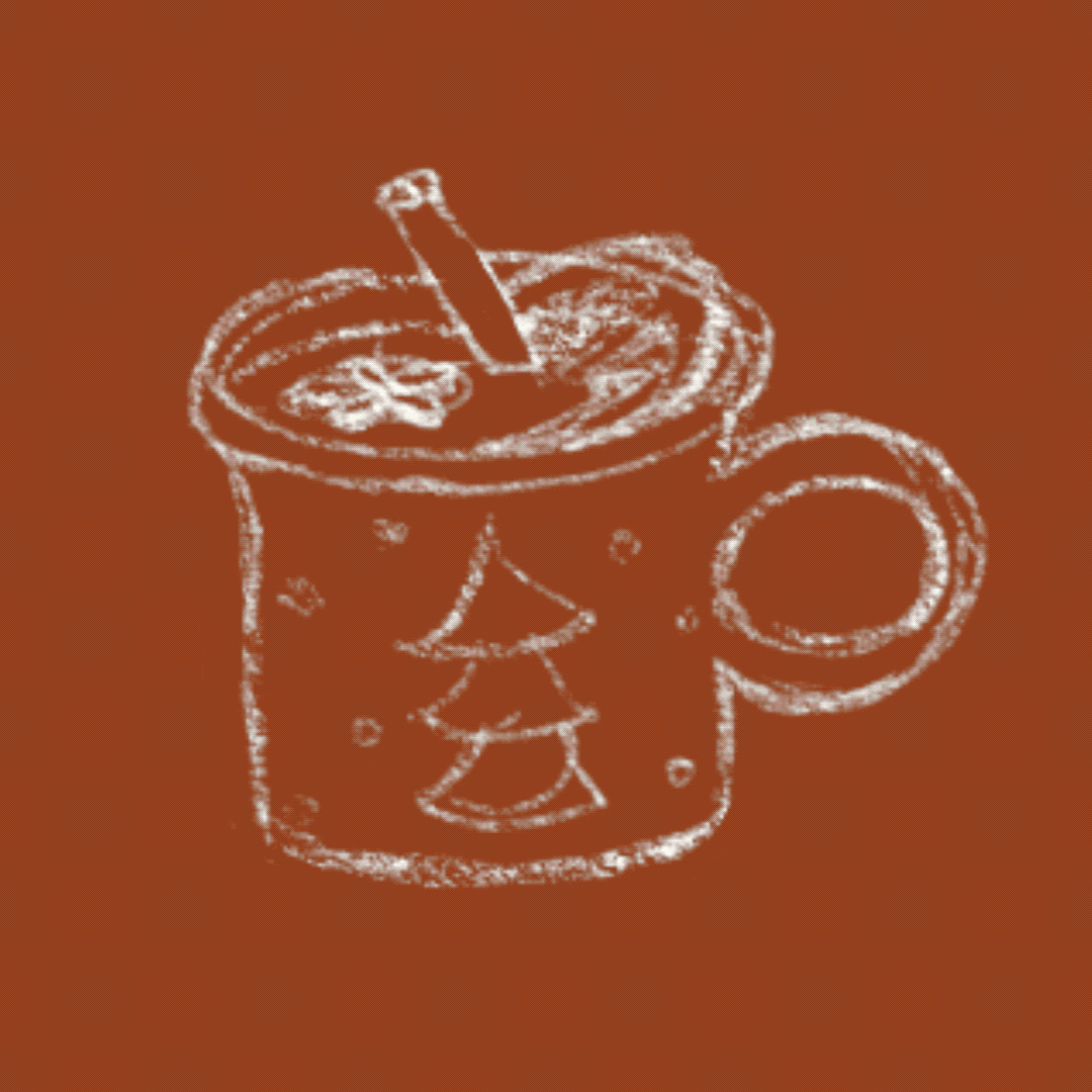 Lovee.Saylee: Sketch and final illustration (christmas video process)