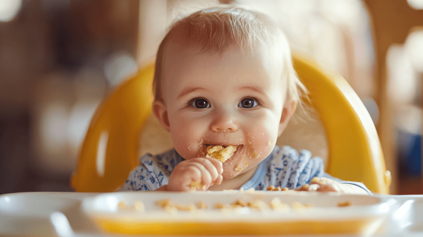 baby eating 