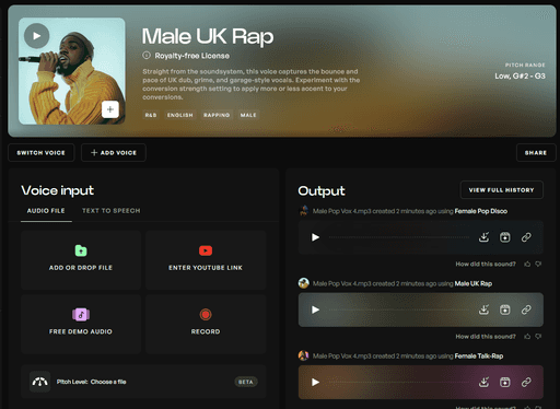 Kits Free AI Rapper Generator - Kits.AI